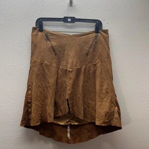 Vintage Suede Women's Skirt